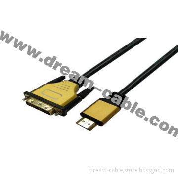 HDMI A Male to Dual Link DVI Male Cable (YTX63)